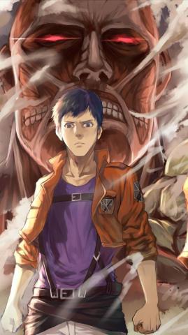 Colossal Titan Female Armored Attack On