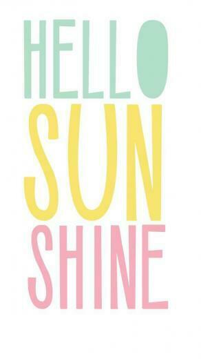 Wallpaper Background iPhone Android Quote Hello Sunshine Spring Summer