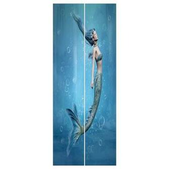 Amazon Iprint 3d Door Wall Mural Wallpaper Stickers Mermaid