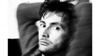 Black And White 4k David Tennant Wallpaper