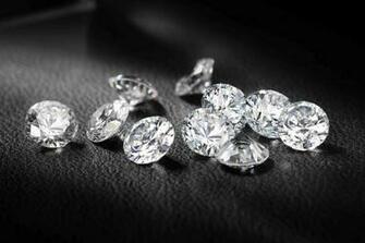 3d Diamonds In Black And White HD Wallpaper Rocks