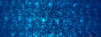 Blue Geometric Wallpaper