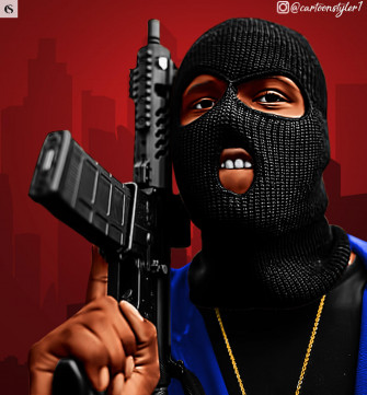 Gangster Wallpaper Art By Cartoonstyler