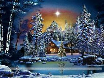 Beautiful Winter Night Imagepk