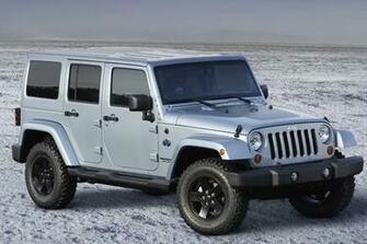 White Jeep Wrangler Unlimited Black Rims Arctic Special