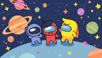 Cute Among Us Wallpaper