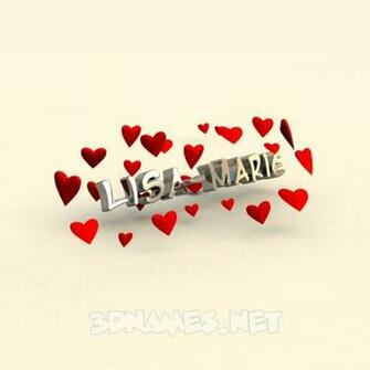 Pre Of In Love For Name Lisa Marie