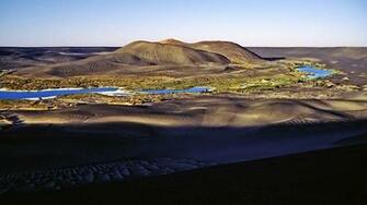 Desert Oasis Wallpaper In A Libyan