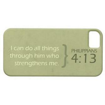 Philippians Scripture Bible Verse Christian iPhone 5s Cover