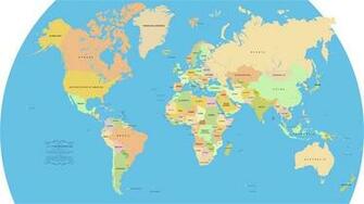 Custom World Wall Map Poster Bedroom Decor Fashion Sticker
