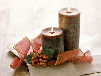 Christmas Candles Wallpaper