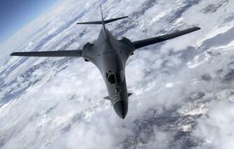 Wallpaper Plane Bomber B 1b Lancer Nevada Aviation