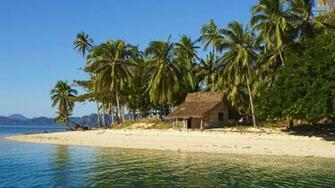 Beach House On Tropical Island HD Wallpaper Id