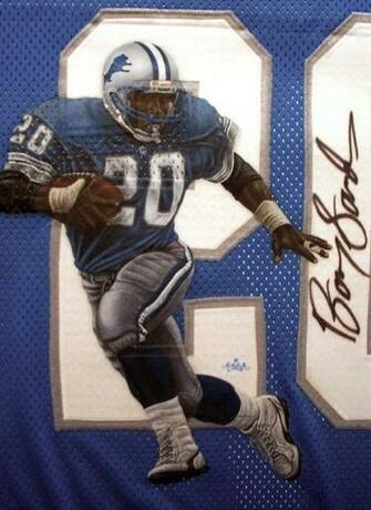 Barry Sanders Wallpaper iPhone Jersey By