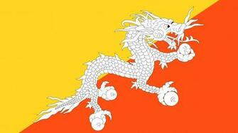 Bhutan Flag UHD 4k Wallpaper