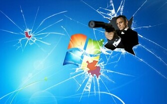 James Bond Cracked Windows Wallpaper By Tessa16ricci