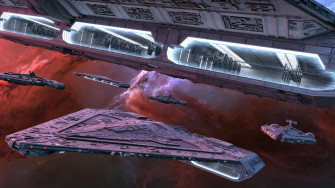 Imperial Quasar Fire Class Carrier Group With Arquitens