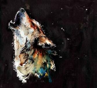 Wolf Hipster Art