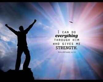 Philippians Strength Bible Verses And Scripture Wallpaper