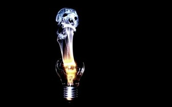 Light Smoke Skull Wallpaper