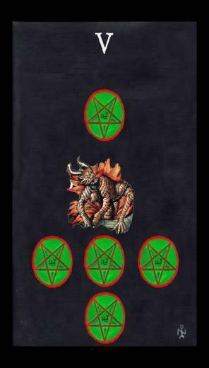 Pentacles Esoteric And Occult Luciferian Tarot Cards Wallpaper Image