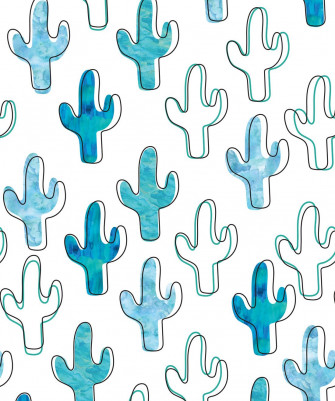 Exclusive Designer Wallpaper Milton King Cute Blue