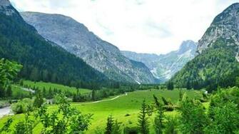 HD Nature Wallpaper Austria Image Grass Mountains Am