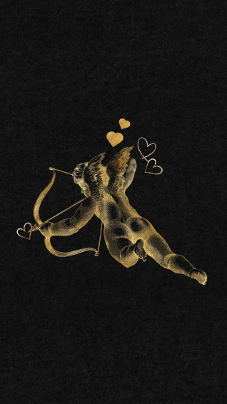 Gold Cupid iPhone Wallpaper Aesthetic Premium Photo Rawpixel