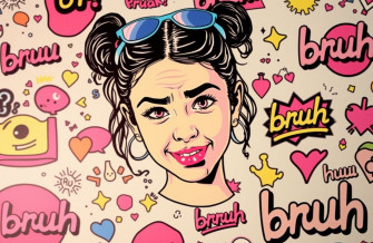 Bruh Girl Aesthetic Wallpaper