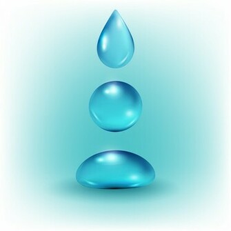 Shiny Water Drop Vector Background