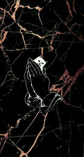 Ripndip iPhone Wallpaper Middle Finger Cat
