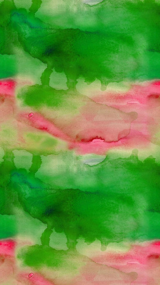 Super Cute Pink And Green Watercolor iPhone Wallpaper Or