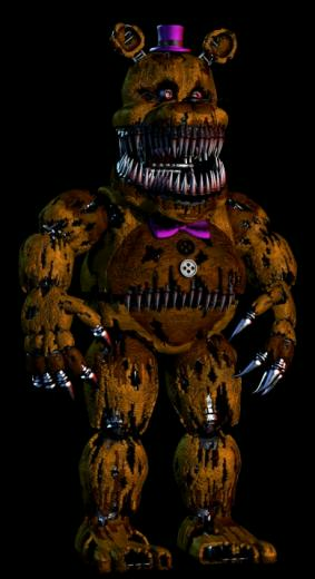 Transparent Nightmare Fredbear Commission By Fazboggle