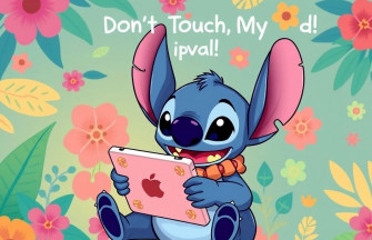 Don T Touch My iPad Stitch Wallpaper