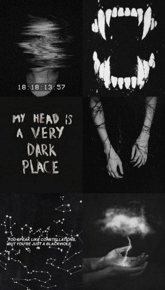 Black Aesthetic Phone Wallpaper On