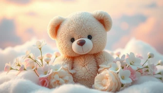 Teddy Bear Aesthetic Wallpaper