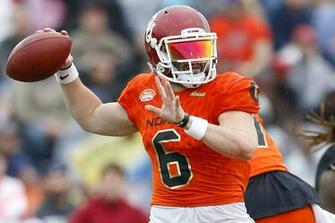 Nfl Draft Baker Mayfield Not Sam Darnold Gaining