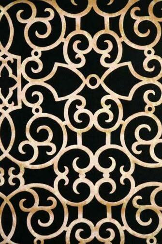S Flocked Vintage Wallpaper Metallic By Kitschykoocollage