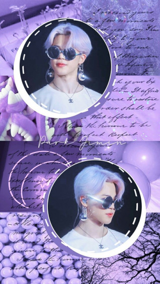 Toedit Kpop Bts Army Jimin Parkjimin Violet Aesthetic