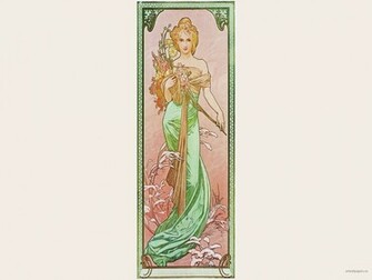 Alphonse Mucha Wallpaper