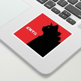Catzilla Sticker By Tummaw Society6