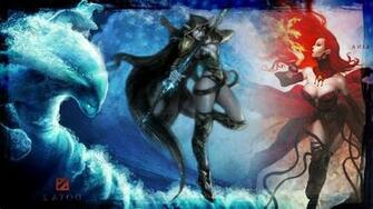 Dota Lina Drow Ranger Morphling Wallpaper HD Desktop And