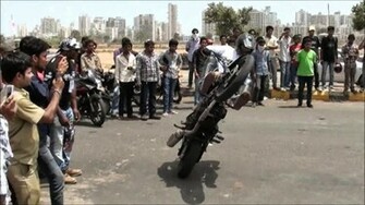 Bikes Stunts HD Wallpaper Top Image
