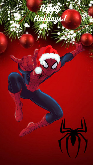 Happy Holidays Spider Man By Jpninja426
