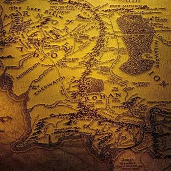 Map Of Middle Earth Wallpaper