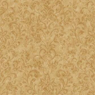 Tan Country Damask Wallpaper Rustic Primitive
