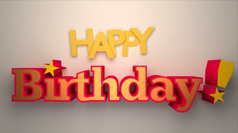 Happy BirtHDay HD 3d Wallpaper