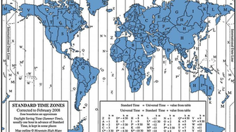 Maps Time Zones World Map HD Wallpaper City Town