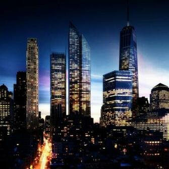 Manhattan In Night HD Wallpaper
