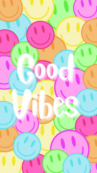 Good Vibes Wallpaper Cute Patterns iPhone